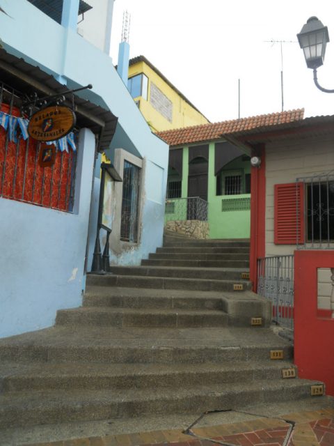 La Pena i bydelen Santa Ana i Guayaquil