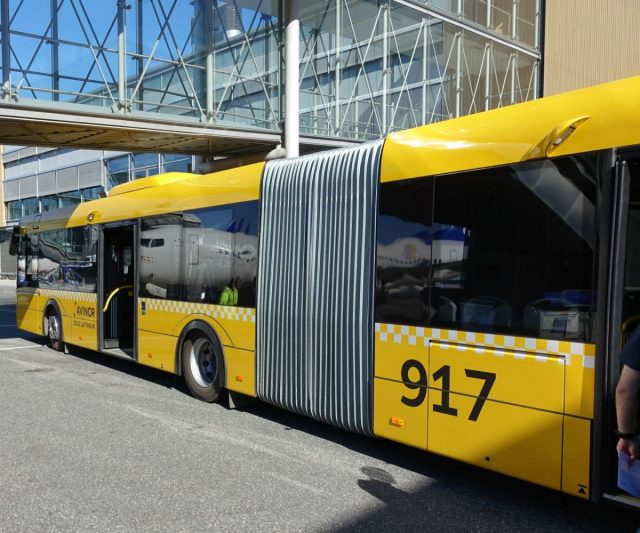 Buss på Oslo Lufthavn