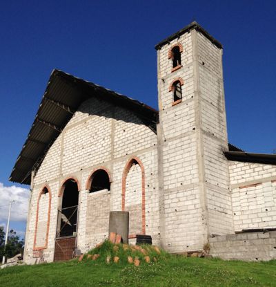 Halvferdig kirke i Quito