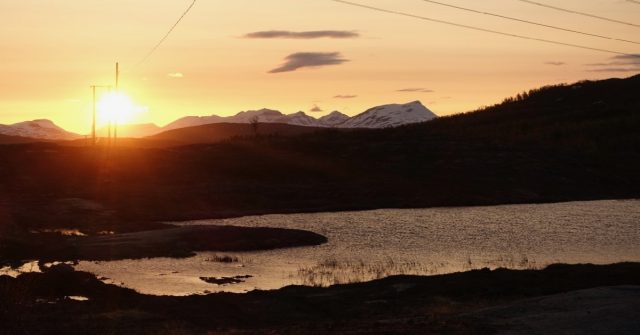 Midnattsol i Balsfjord