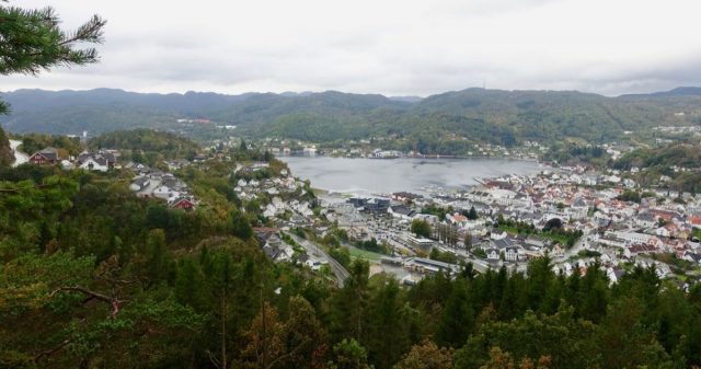 Utsikt mot Flekkefjord