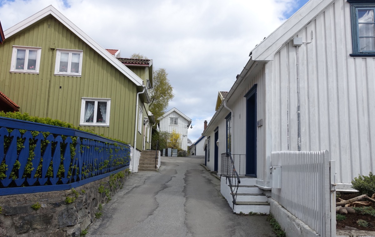 Søte gater i Kragerø