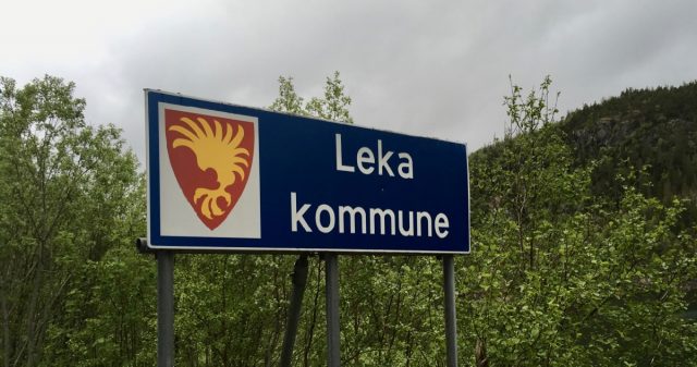 Kommuneskilt Leka
