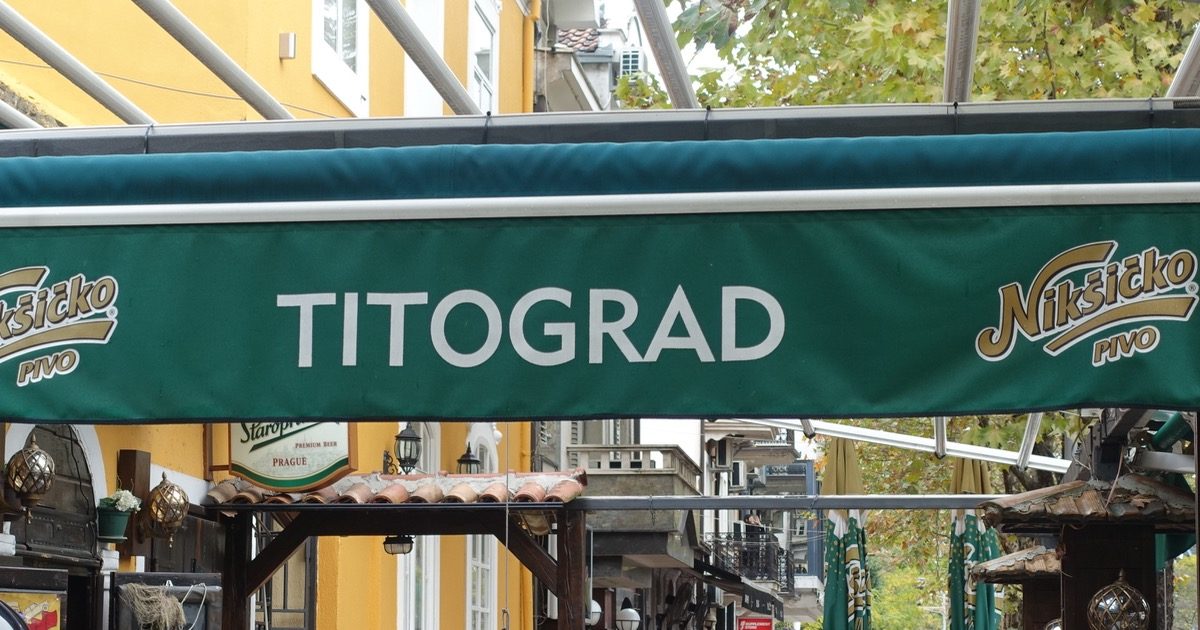 Titograd ble til Podgorica i 1992.