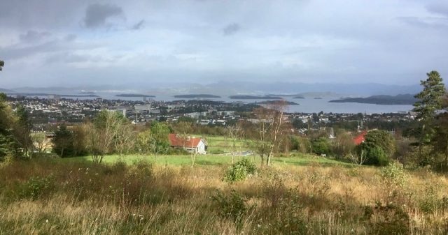 Utsikt mot havet fra Ullanhaug i Stavanger