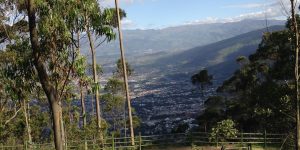 Utsikt Quito Ecuador